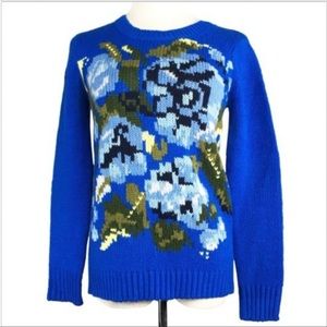 Joie Womens Wilona Intarsia Pullover Sweater C19, Sz XS